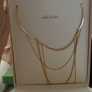 Stella and dot drape collar necklace